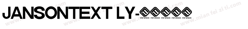 jansontext LY字体转换